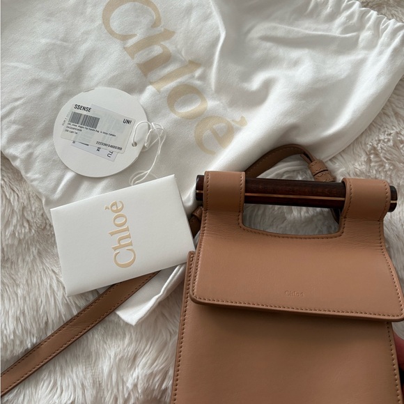 Chloe taupe magda top handle bag . Authentic - Picture 8 of 16